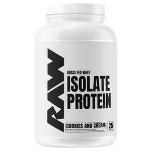Raw Nutrition Grass Fed Whey Isolate - 1.97 lbs - cookies cream
