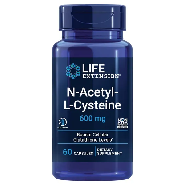 Life Extension N-Acetyl-L-Cysteine 600 mg - 60 Capsules
