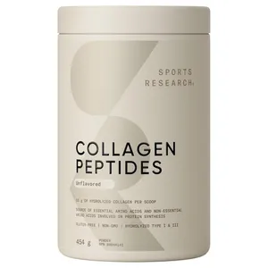 Sports Research Collagen Peptides Unflavored - 454 g