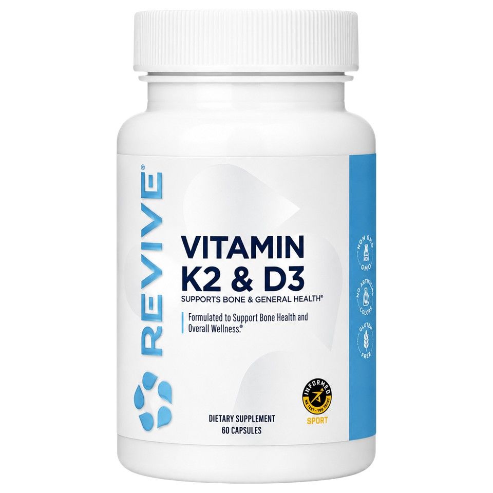 Revive, Vitamin K2 & D3, 60 Softgels