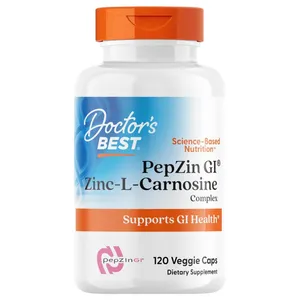 Doctor-s Best PepZin GI Zinc-L-Carnosine Complex - 120 Veggie Capsules