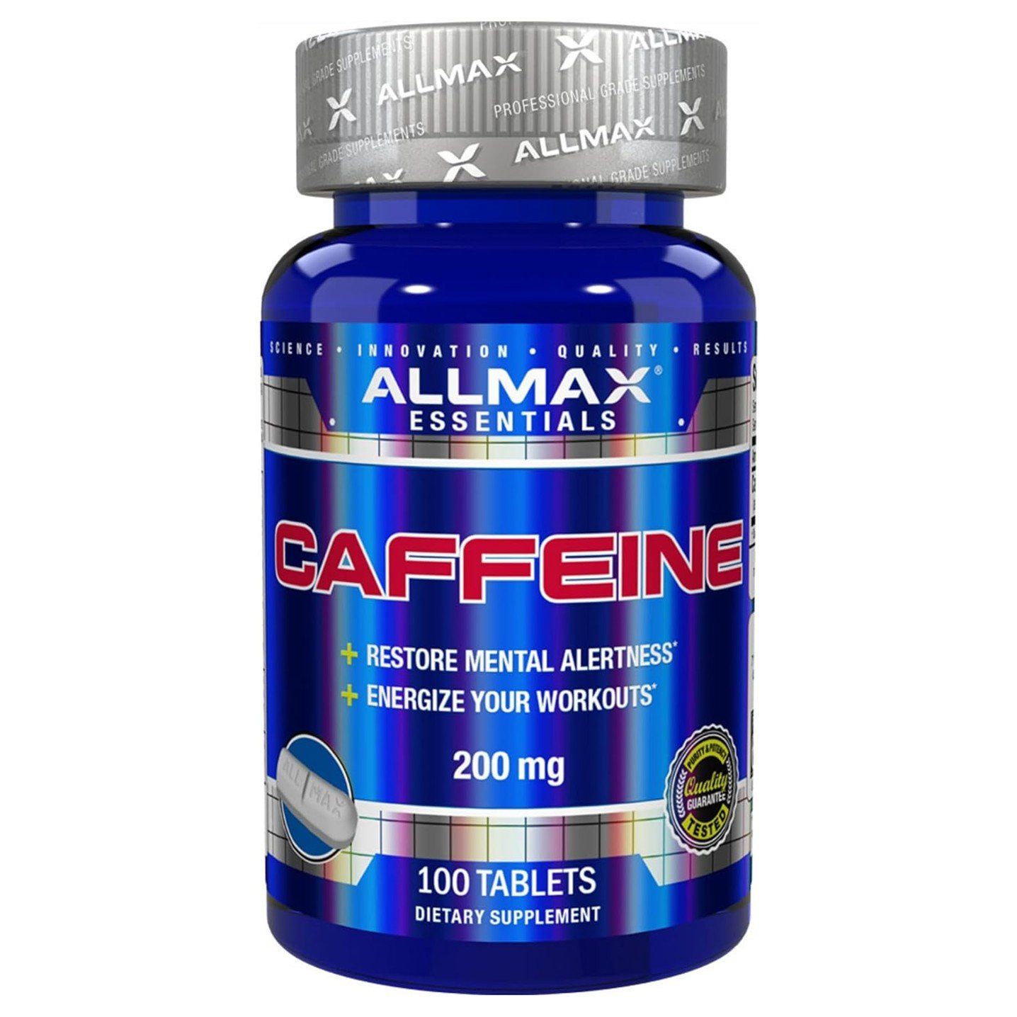 ALLMAX Caffeine 200 mg - 100 Tablets