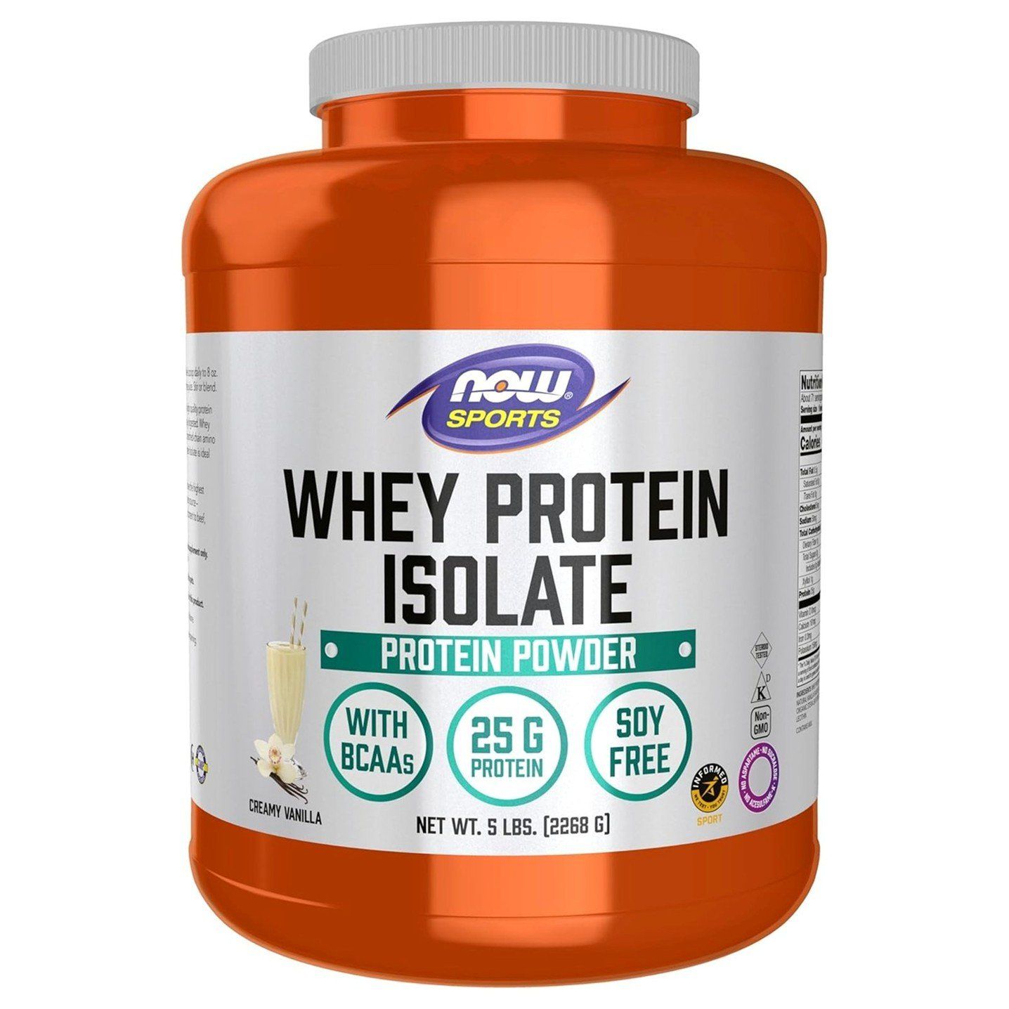 NOW Sports Whey Protein Isolate - 5 lbs