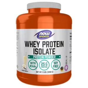 NOW Sports Whey Protein Isolate - 5 lbs - creamy vanilla