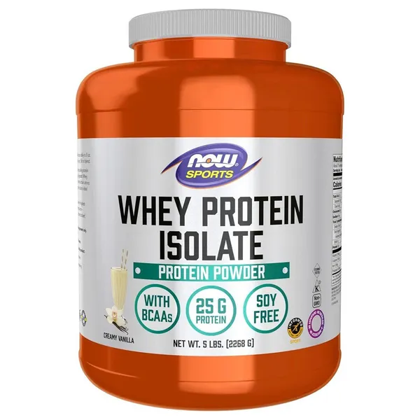 NOW Sports Whey Protein Isolate - 5 lbs