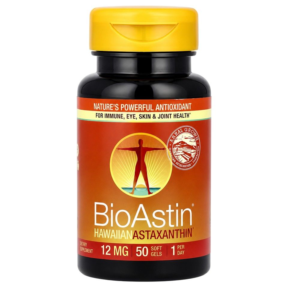 Nutrex Hawaii, BioAstin, Hawaiian Astaxanthin, 12 mg, 50 Soft Gels