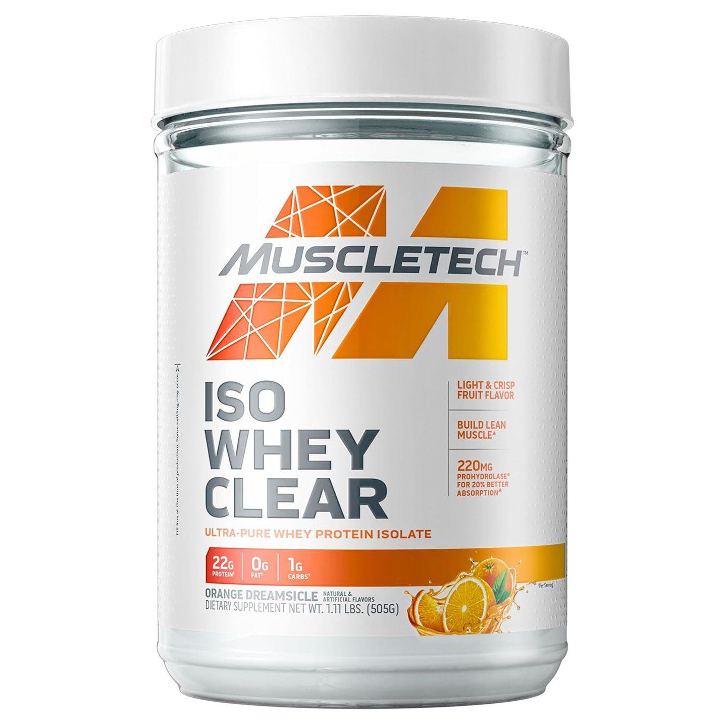 MuscleTech ISO Whey Clear - 1.11 lbs