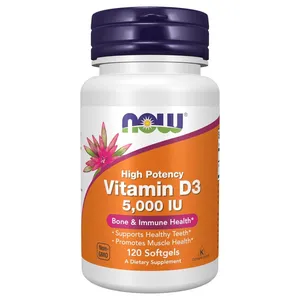 NOW Foods Vitamin D-3 5000 IU - 120 Softgels