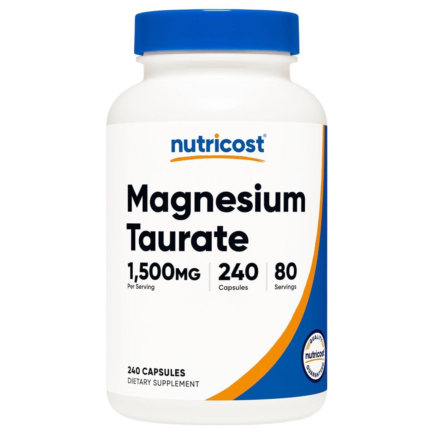Nutricost Magnesium Taurate 500 mg - 240 Capsules