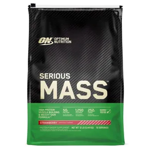 Optimum Nutrition Serious Mass Chocolate - 12 lbs - strawberry