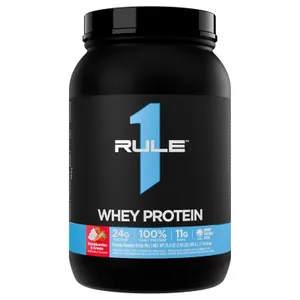 Rule 1 Whey Protein - 2 lbs - strawberries creme