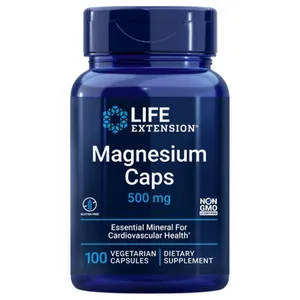 Life Extension Magnesium Caps 500 mg - 100 Vegetarian Capsules