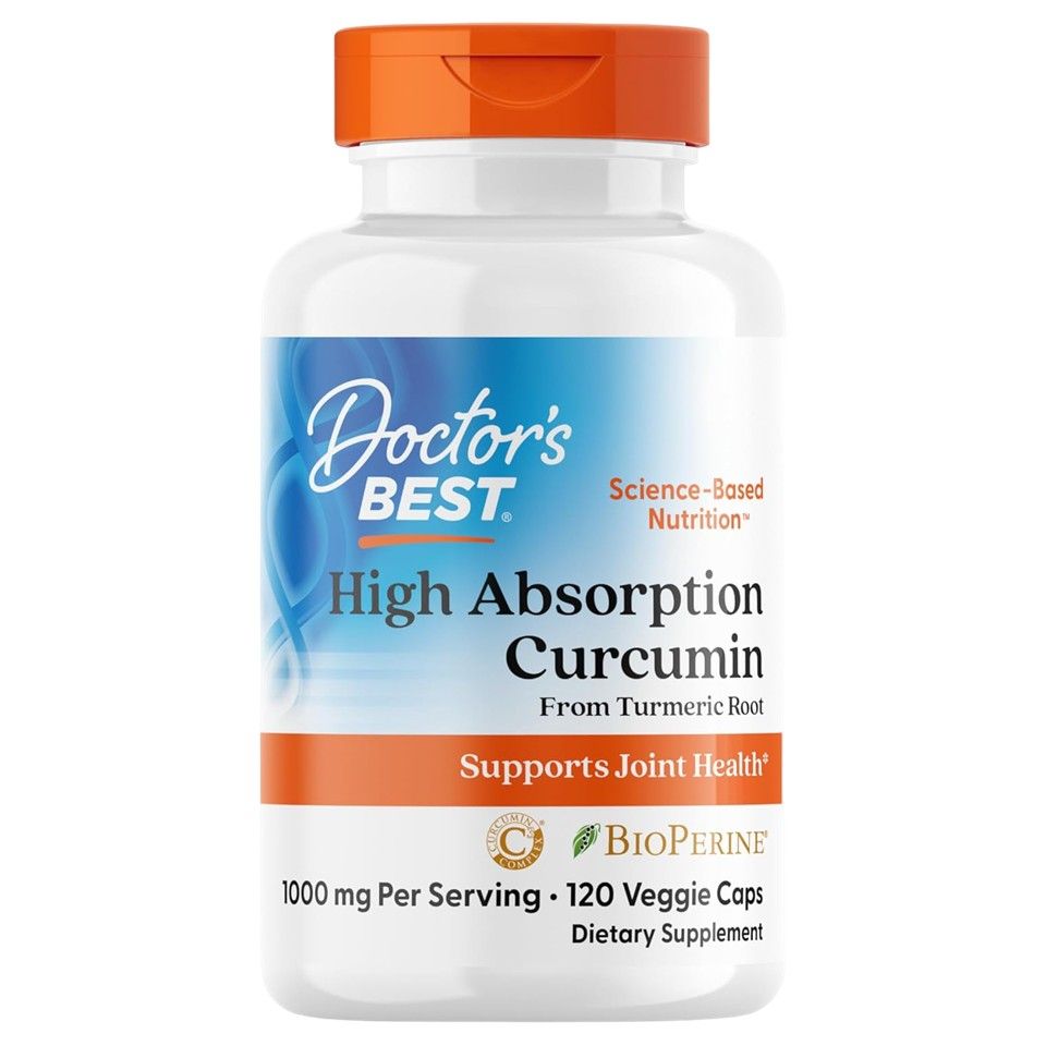 Doctor's Best, High Absorption Curcumin, 120 Veggie Caps