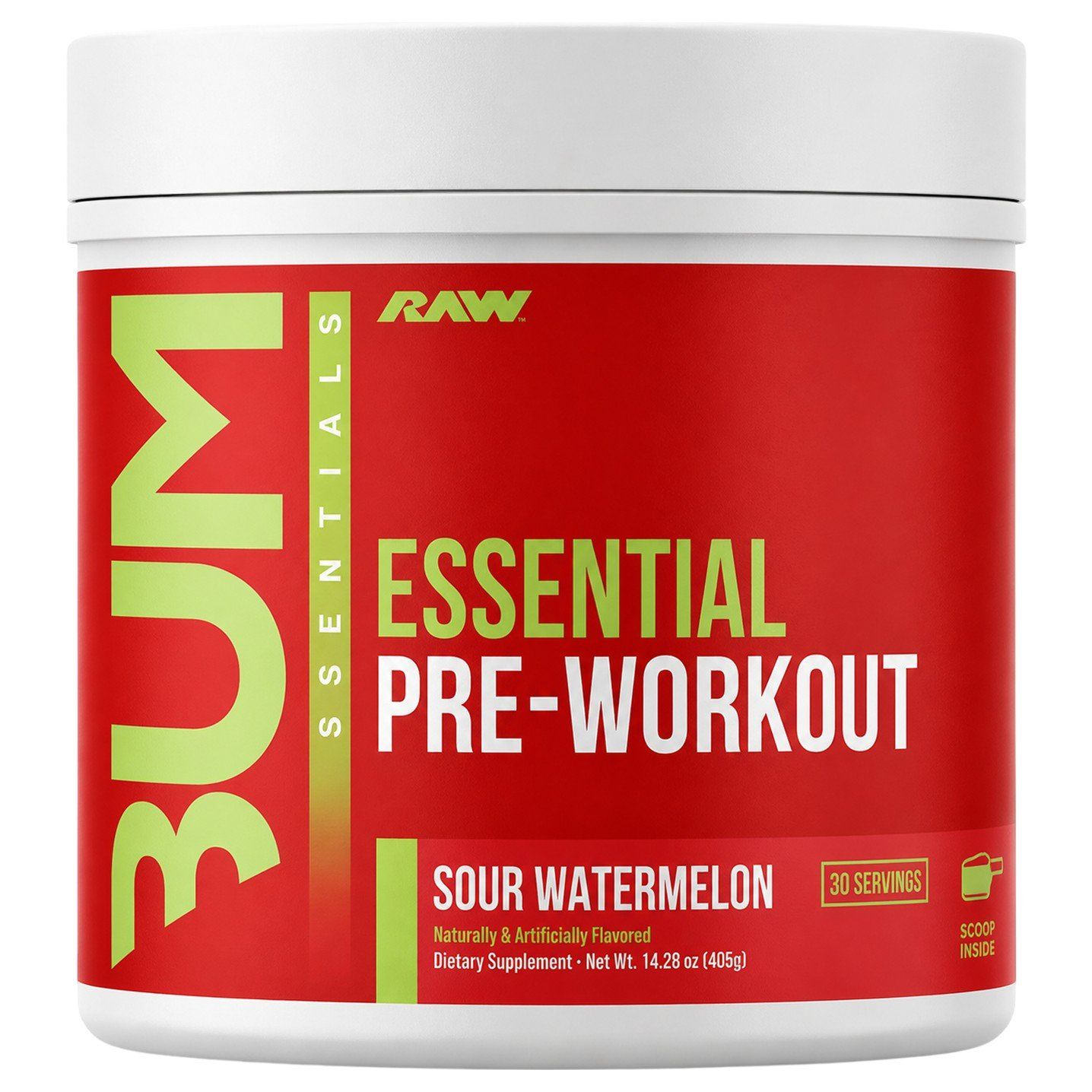 Raw Nutrition Bum Essential Pre-Workout - 30 Servings