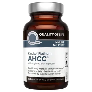 Quality of Life Kinoko Platinum AHCC - 60 Vegicaps