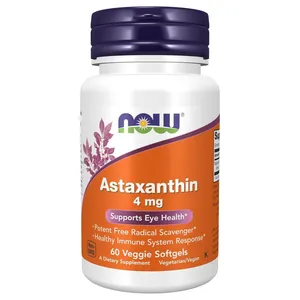 NOW Foods Astaxanthin 4 mg - 60 Veggie Softgels