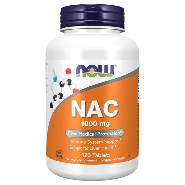NOW Foods NAC 1000 mg - 120 Tablets