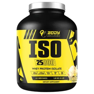 Body Builder ISO 25000 Whey Protein Isolate - 4 lbs - vanilla ice cream