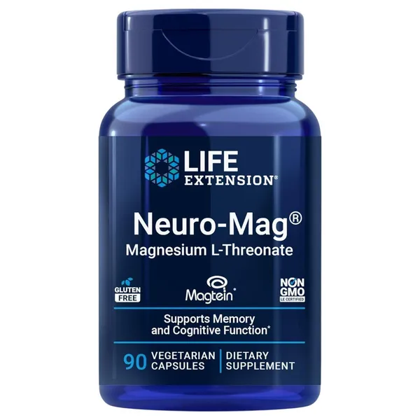 Life Extension Neuro-Mag Magnesium L-Threonate - 90 Vegetarian Capsules