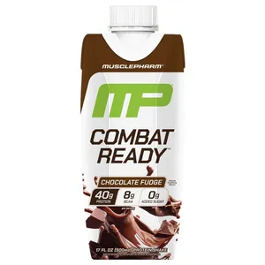 MusclePharm Combat Ready Protein Shake- 500 ml - chocolate fudge