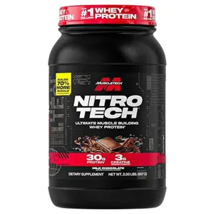 MuscleTech NitroTech Whey Protein - 2 lbs - milk chocolate