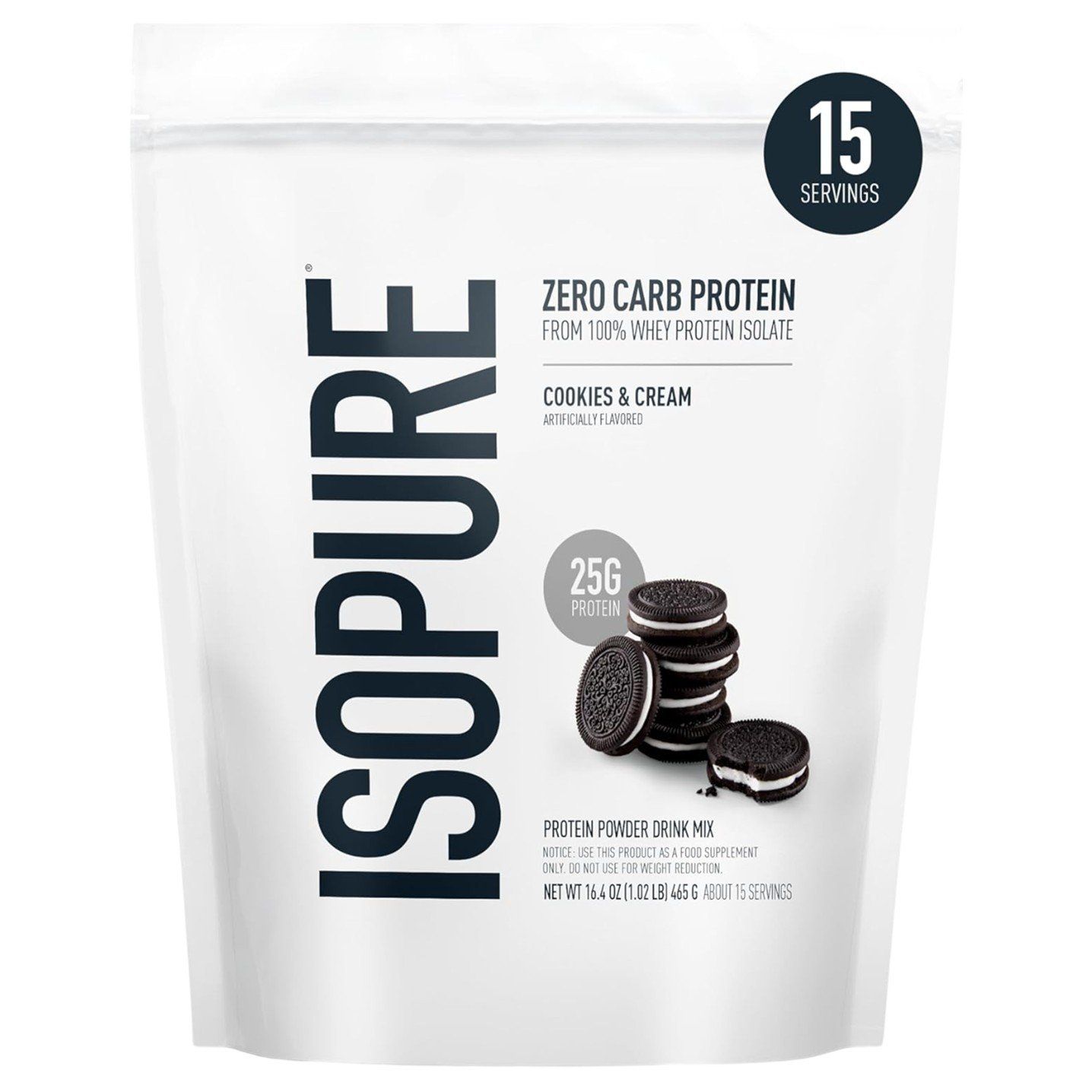 Isopure Zero Carb Protein Powder - 1 lbs