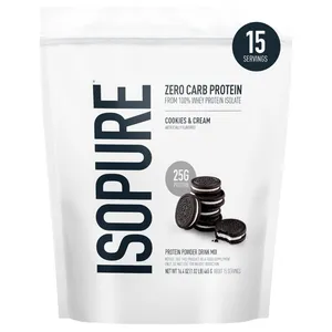 Isopure Zero Carb Protein Powder - 1 lbs - cookies cream