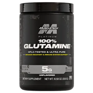 MuscleTech Platinum 100% Glutamine Unflavored - 300 g