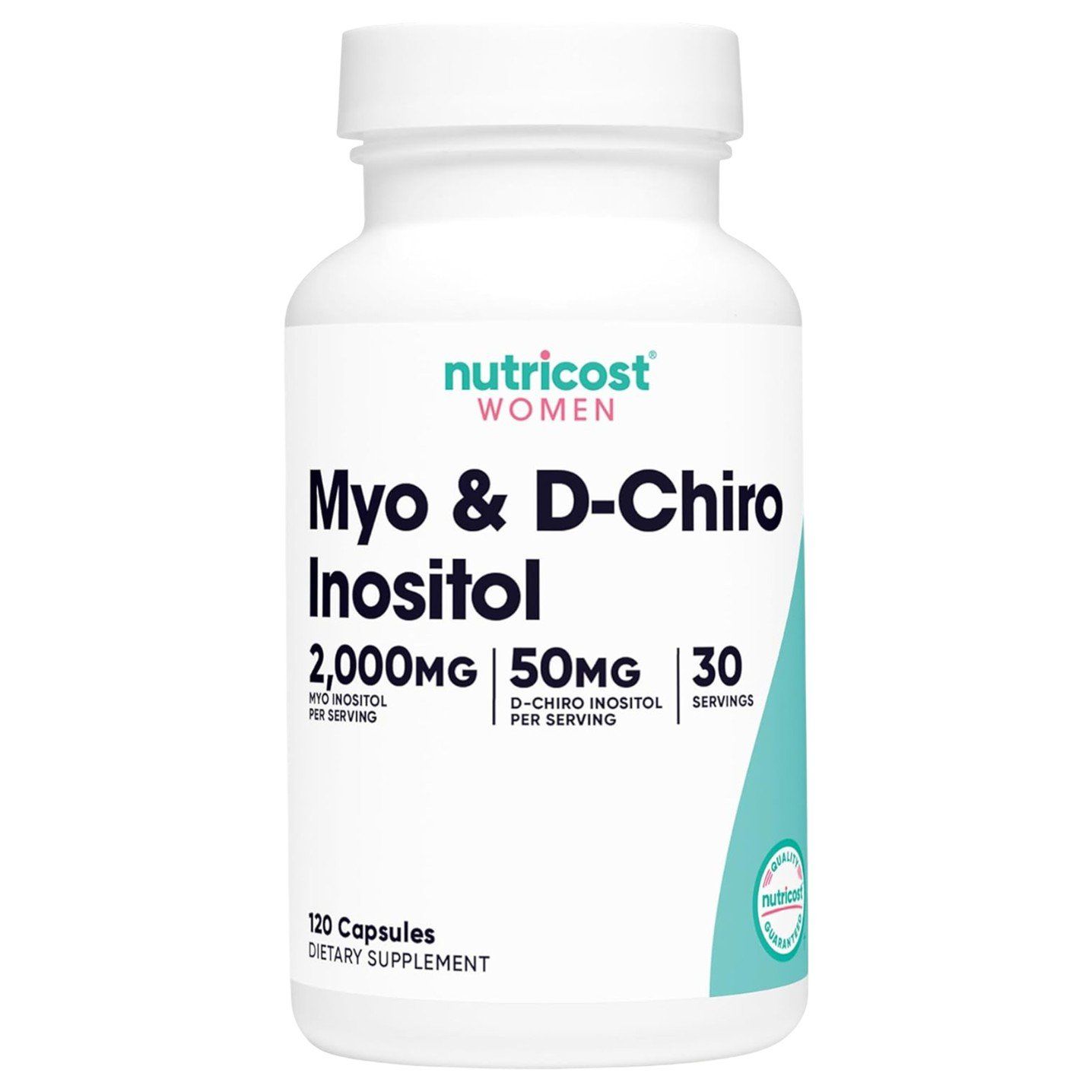 Nutricost Women Myo &amp; D-Chiro Inositol - 120 Capsules