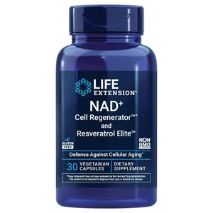 Life Extension NAD+ Cell Regenerator and Resveratrol Elite - 30 Veggie Caps