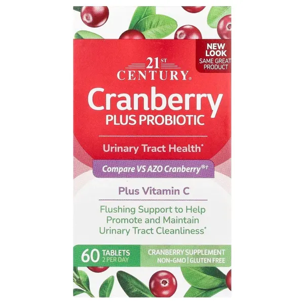 21st Century Cranberry Plus Probiotic - 60 Tablets