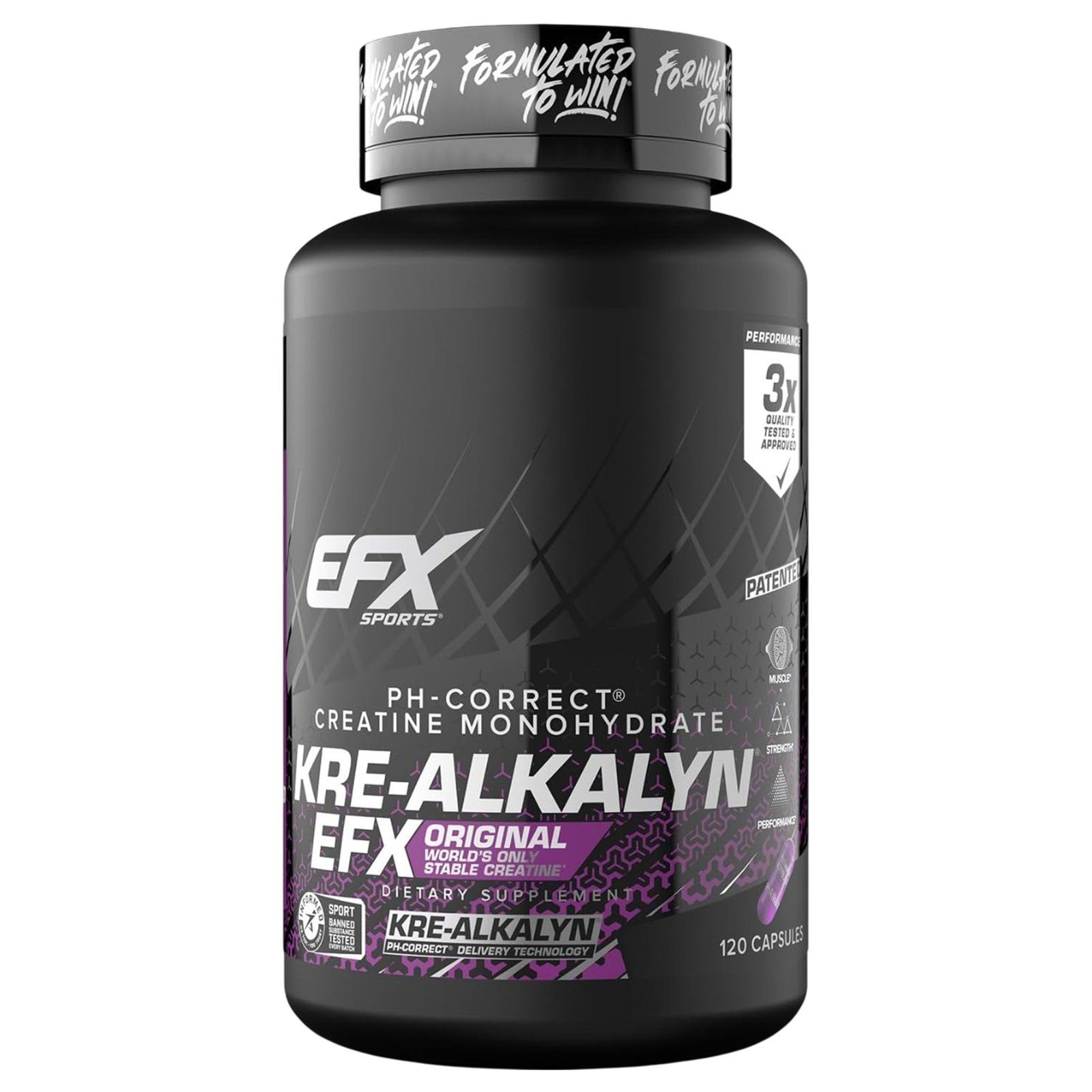 EFX Sports Kre-Alkalyn EFX - 120 Capsules