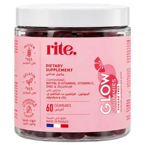 rite. Glow Gummies Strawberry & Blueberry, 60 Vegan Gummies