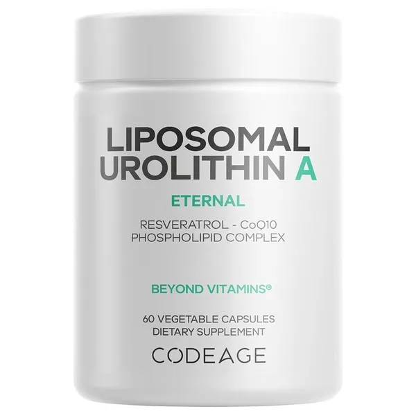 Codeage, Liposomal Urolithin A, Eternal, 60 Vegetable Capsules