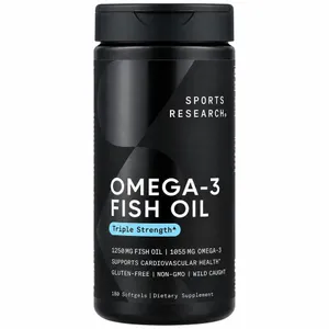 Sports Research, Omega-3 Fish Oil, 180 Softgels