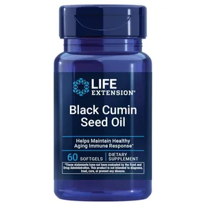 Life Extension Black Cumin Seed Oil 500 mg - 60 Softgels