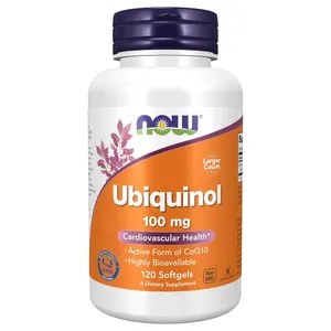 NOW Foods, Ubiquinol, 100 mg, 120 Softgels