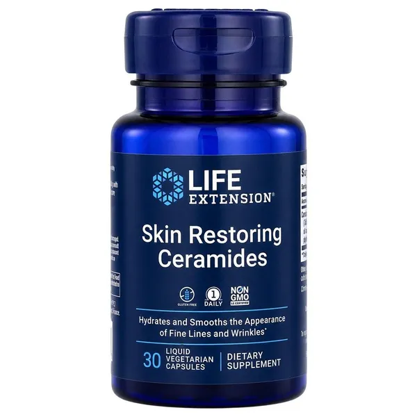 Life Extension, Skin Restoring Ceramides, 30 Liquid Vegetarian Capsules