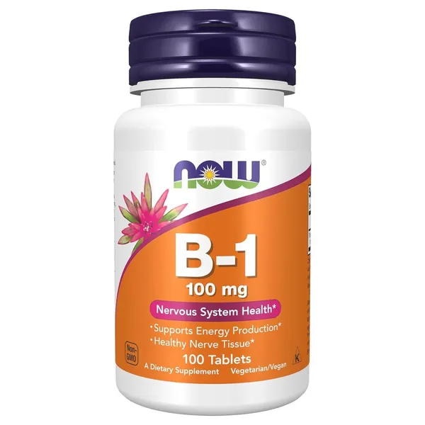 NOW Foods B-1 100 mg - 100 Tablets