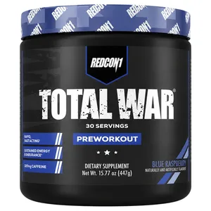 Redcon1 Total War Pre-Workout - 30 Servings - blue raspberry