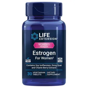 Life Extension, Women's Health, Estrogen for Women, 30 Vegetarian Tablets