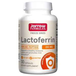 Jarrow Formulas, Lactoferrin, Freeze Dried, 250 mg, 60 Capsulesules