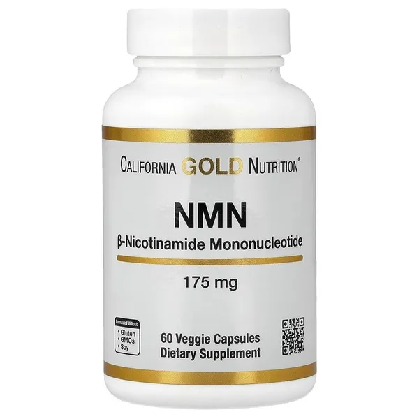 California Gold Nutrition, NMN, 175 mg, 60 Veggie Capsules