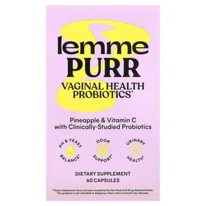 Lemme, Purr, Vaginal Health Probiotics, 60 Capsules