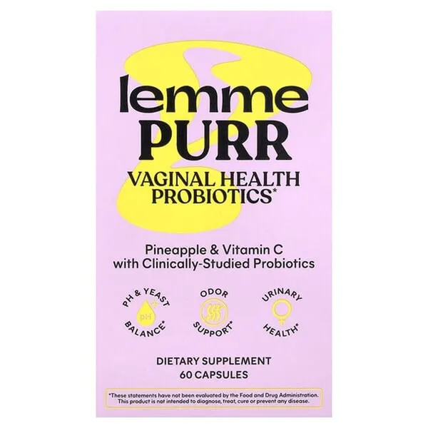 Lemme, Purr, Vaginal Health Probiotics, 60 Capsules