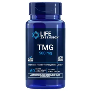 Life Extension, TMG, 500 mg, 60 Liquid Vegetarian Capsules
