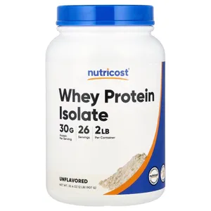 Nutricost, Whey Protein Isolate, Unflavored, 2 lb (907 g)