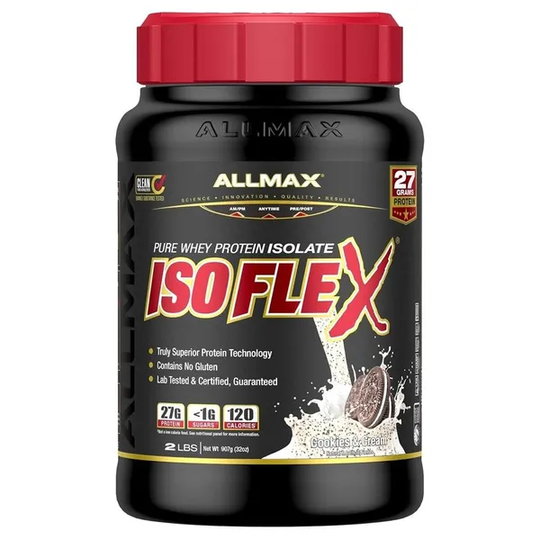 ALLMAX, ISOFLEX, Pure Whey Protein Isolate, Chocolate, 2 lbs (907 g)