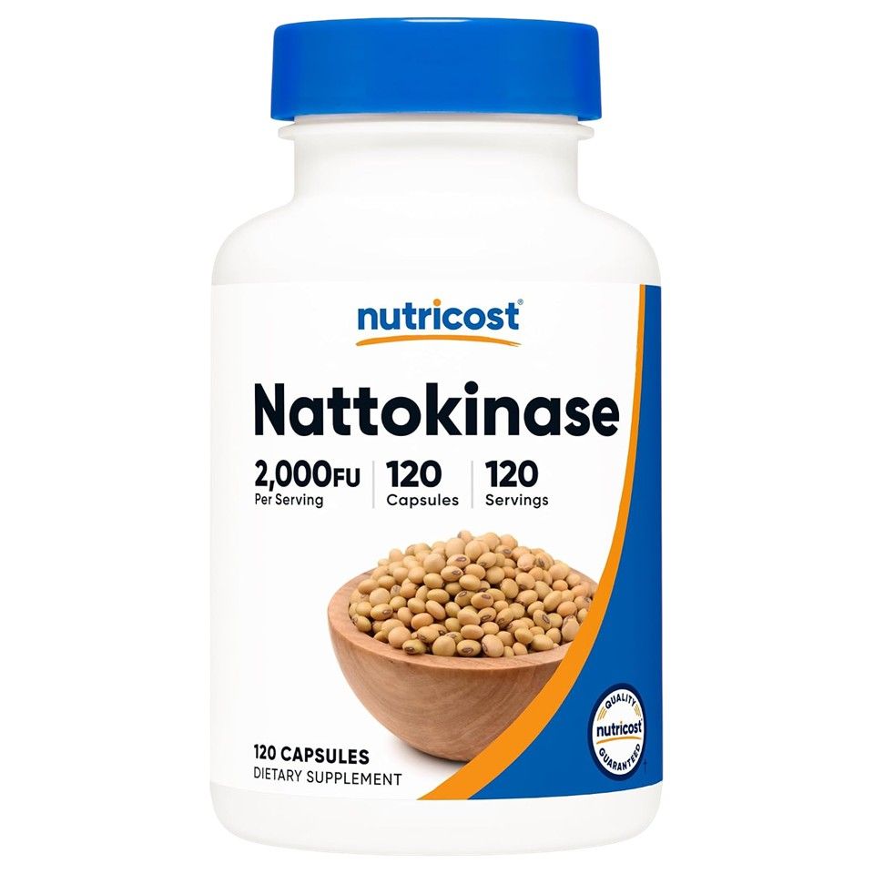 Nutricost, Nattokinase, 100 mg (2,000 FU), 120 Capsules