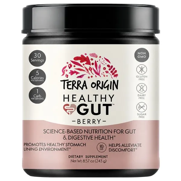 Terra Origin, Healthy Gut, Berry, 8.57 oz (243 g)